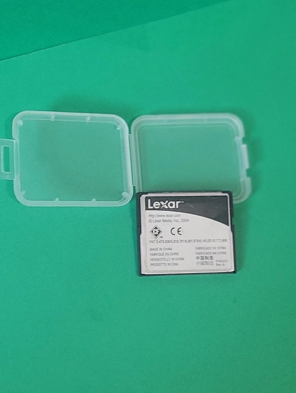 Lexar 40x Speed 1 GB CF Platinum Compact Flash Card (CF1GB-40-634).